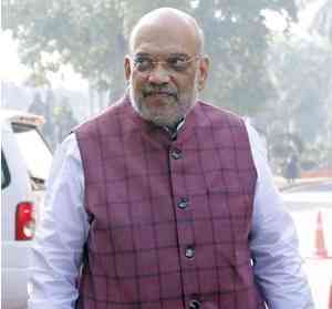Shah discusses strategy for LS polls with Bihar BJP leaders in Patna