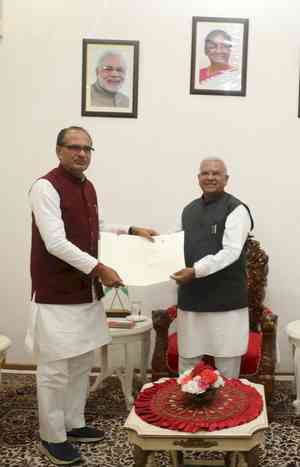 Shivraj Singh Chouhan tenders resignation to MP Governor 