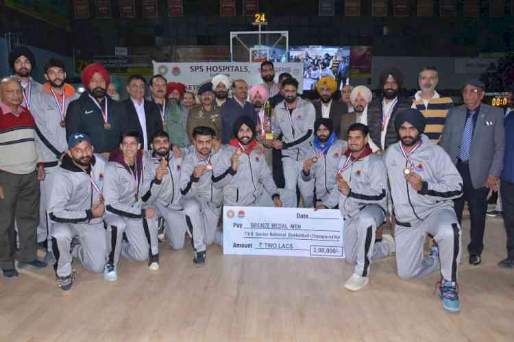 73rd Sr National Basketball Championships (Men & Women) conclude at Ludhiana with great fanfare