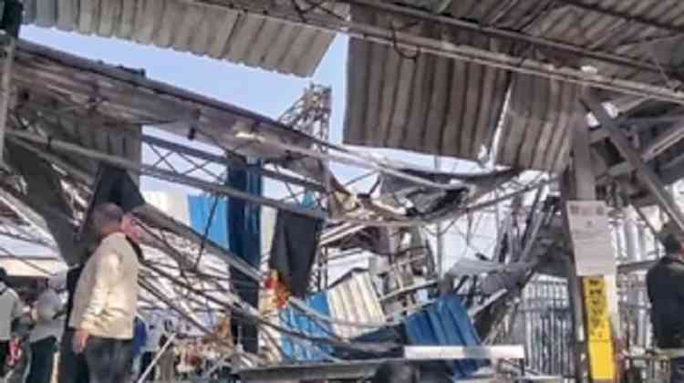 Three feared dead in water tank collapse at Bengal railway station