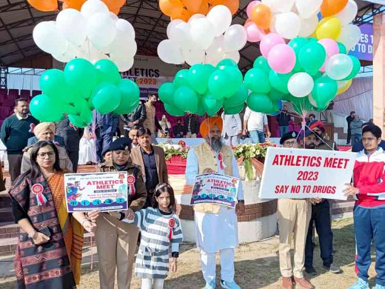 Khanna police holds mega athletic event to spread awareness against drug abuse