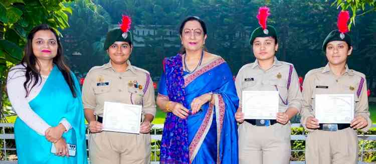 KMV’s NCC cadets excel at Military Attachment Camp