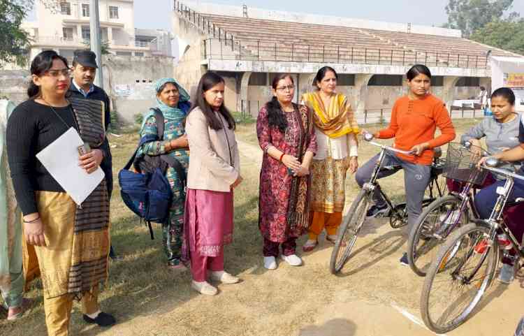 महिला एवं बाल विकास विभाग द्वारा जिला स्तरीय खेल कूद प्रतियोगिता आयोजित