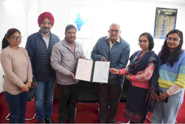 ICAR-CIPHET Ludhiana gave licensing of pearl millet based extrudates to Komalika Farmer Producer Company Ltd., Aligarh