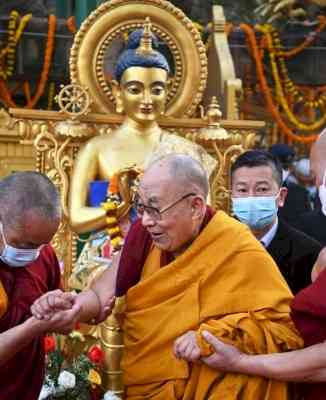 Dalai Lama in Bodh Gaya for Kaal Chakra Puja