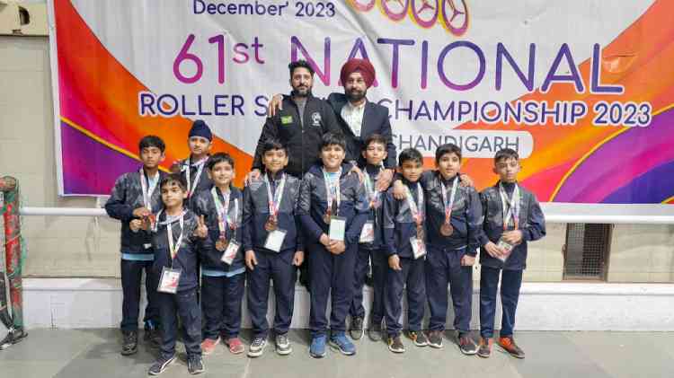Chandigarh team wins bronze at 61st National Roller Skating Championship
