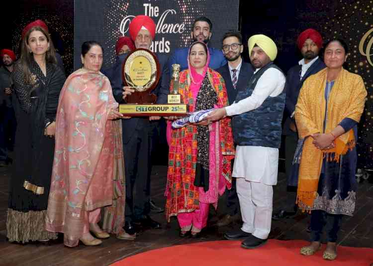 Punjab CM’s Sister, Manpreet Kaur, graces Excellence Awards Gala hosted by CT Group