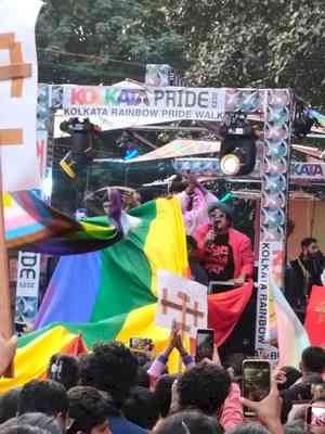 Pro-Palestine slogans heard at Kolkata Queer Pride walk
