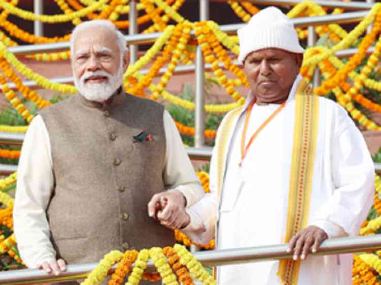 Modi inaugurates world's largest meditation centre in Varanasi