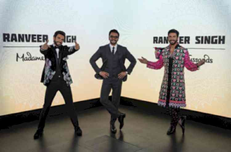 Ranveer Singh unveils his wax figures at Madame Tussauds museum
