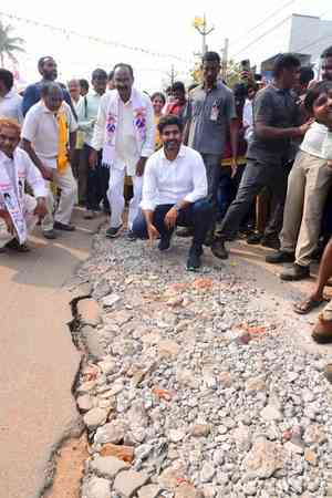 TDP leader Lokesh's padyatra concludes near Vizag