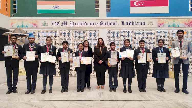 DCM Presidency Students shine in Vidyarthi Vigyan Manthan