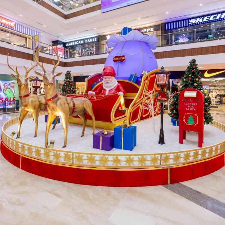 A Christmas Splendor Across Delhi's Premier Malls