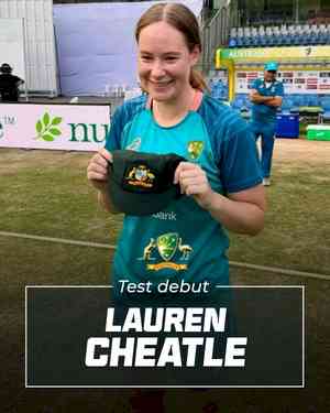 IND W v AUS W: Lauren Cheatle finally makes her Test debut after four shoulder surgeries, skin cancer scare