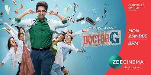  Zee Cinema’s Christmas special: Doctor G is all set to make its World Television Premiere on Dec 25