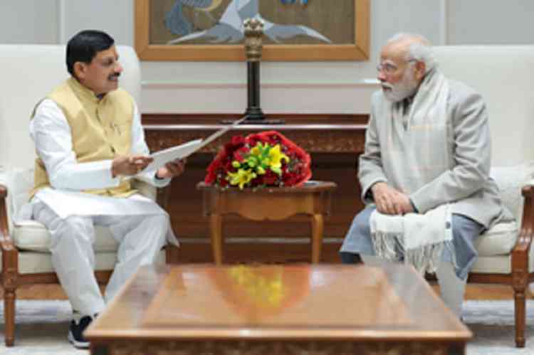 Madhya Pradesh CM, his deputies meet PM Modi in Delhi