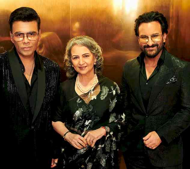 Brewing royalty on Koffee with Karan; Saif Ali Khan and Sharmila Tagore grace the Koffee couch