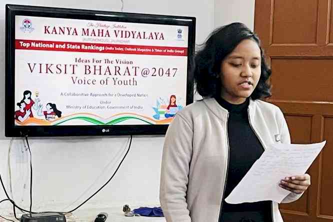 KMV organises an orientation session for the students on Viksit Bharat 2047