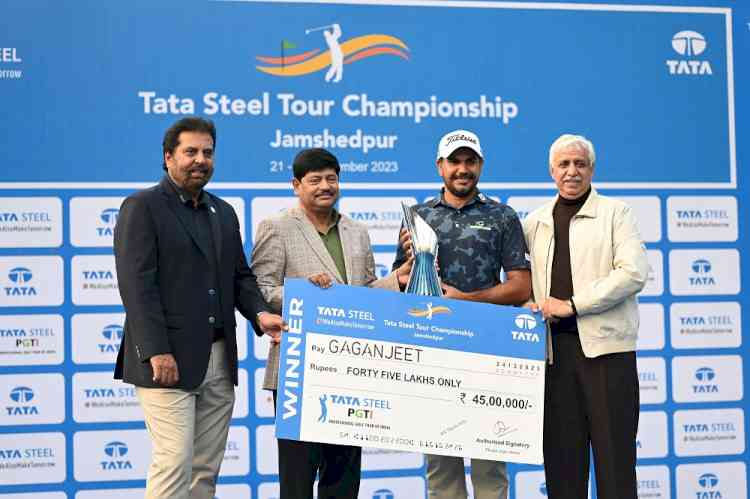 Gaganjeet Bhullar sees it home with a final round 66, wins his second TATA Steel Tour Championship crown