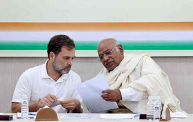 Kharge chairs meet with Bihar, J&K, Punjab, Ladakh leaders to discuss poll preparedness