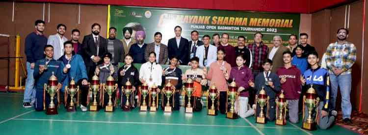 6th Mayank Sharma Memorial Punjab Open Badminton Championship concludes successfully 