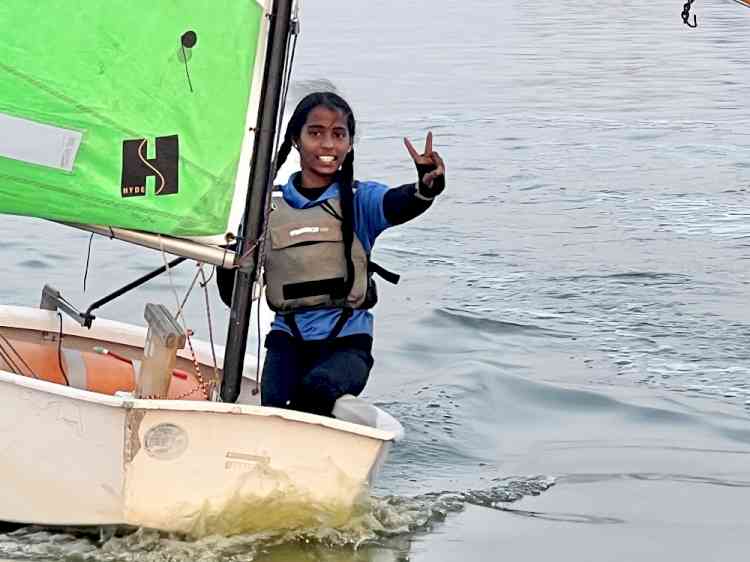 Lahiri Komaravelly of Rasoolpura wins 3 races on a trot on the first day of the Telangana State Sailing Championships