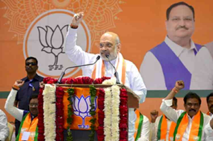 Amit Shah sets goal for BJP's T'gana unit for 2024 LS polls