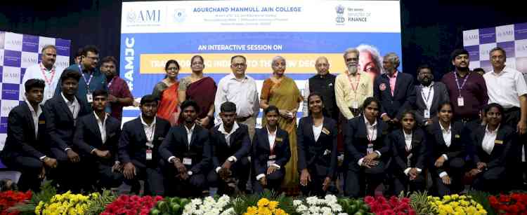 A.M. Jain College hosts Interactive Session with Finance Minister Nirmala Sitharaman