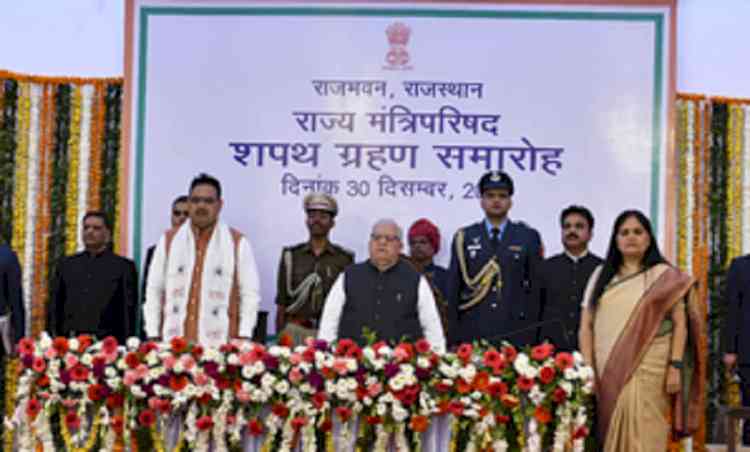 One woman among 22 ministers take oath in Rajasthan