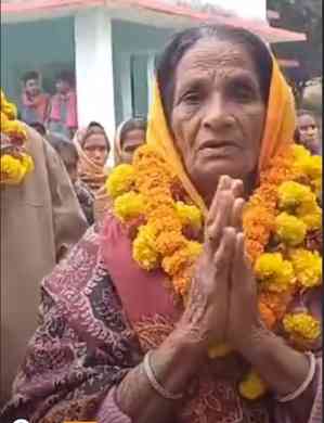 90-yr-old woman wins panchayat bypoll in Bihar
