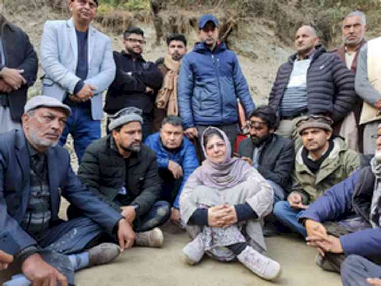 Not allowed to meet Poonch victim families: Mehbooba Mufti
