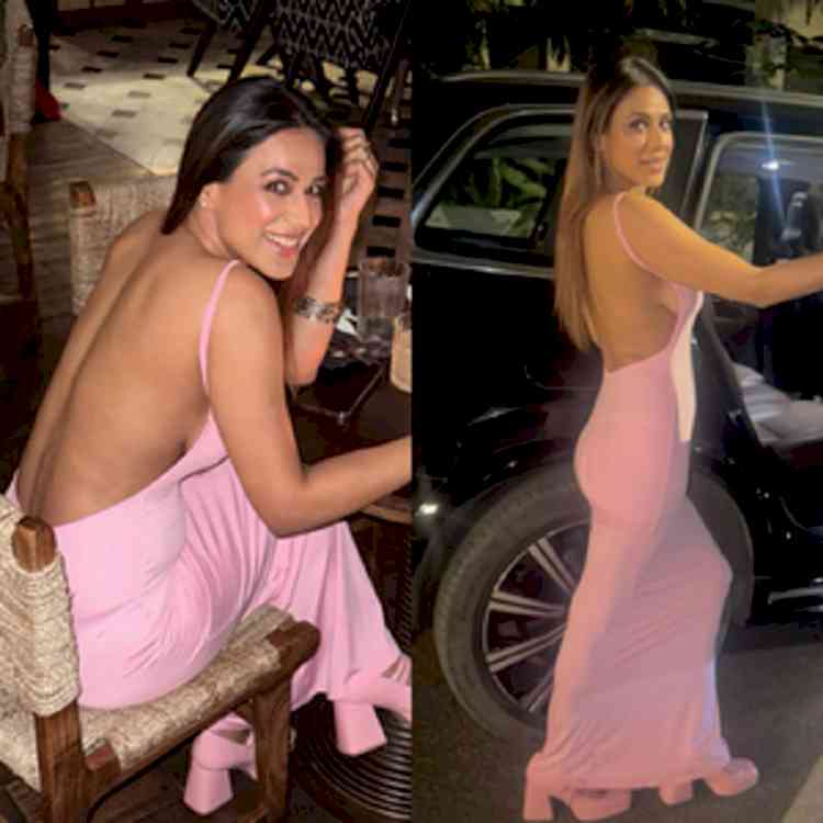 'Vibe Check': Nia Sharma sizzles in backless hot pink dress