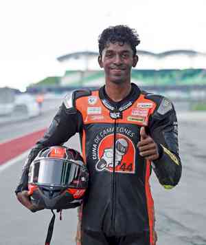 Chennai teenager Geoffrey Emmanuel set for FIM JuniorGP World C'ship