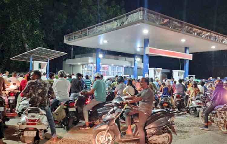 People face hassles owing to non-availability of fuel in Punjab, Haryana