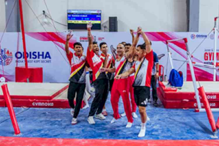 National gymnastics: Railways win men's team gold even as Rakesh Patra tops All-around section