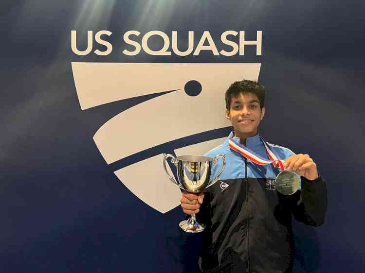DPS RK Puram Prodigy Aryaveer Dewan creates history in US Junior Open Squash Tournament