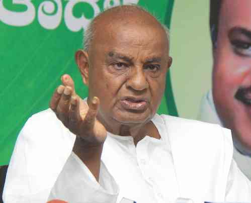Under Modi's leadership we are determined to see end of Cong era in K’taka: Deve Gowda