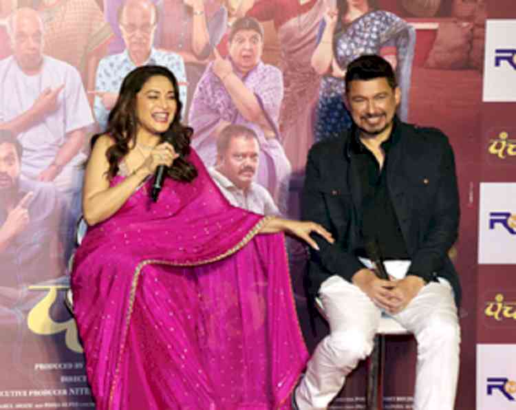 ‘We work like left brain and right brain’: Madhuri on working with husband Ram