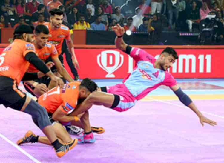 PKL 10: Jaipur Pink Panthers ride Deshwal's Super 10 to overcome U Mumba 41-31 