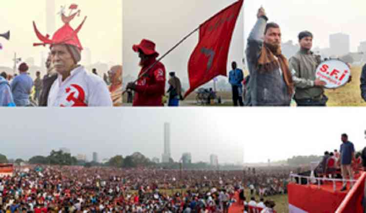 Expressing solidarity, AISF legislator marks presence at CPI(M)'s youth rally