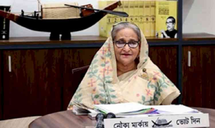 Hasina elected from Gopalganj-3, tells party leaders not to take out victory processions