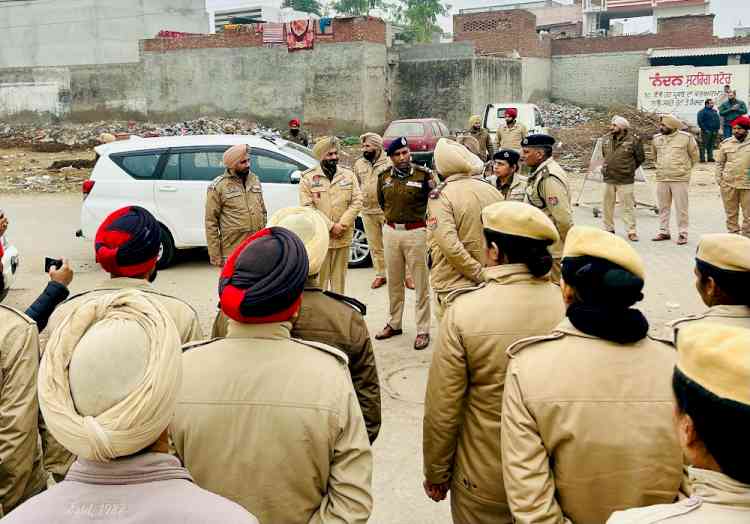 Massive crackdown against anti-social elements as Malerkotla police conduct CASO on outskirts of cities/towns across district 