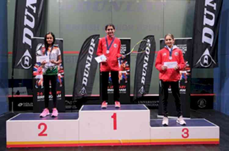 Anahat finishes runner-up at 2024 British Junior Open squash