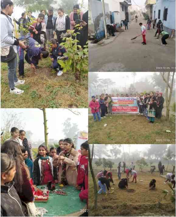 PCM SD College for Women holds activities under ‘Unnat Bharat Abhiyan’