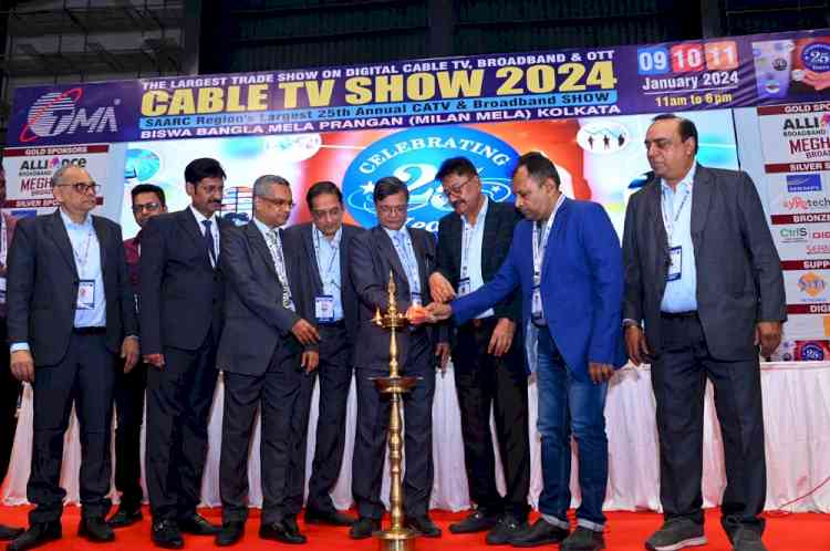 Cable TV Show 2024 Mega Exhibition takes off in Kolkata