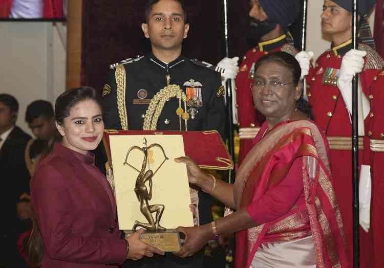 President of India Honours LPU Student Nasreen Shaikh with Arjuna Award