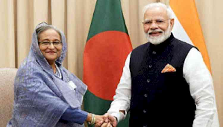 PM Modi congratulates Bangladesh's Sheikh Hasina on poll victory