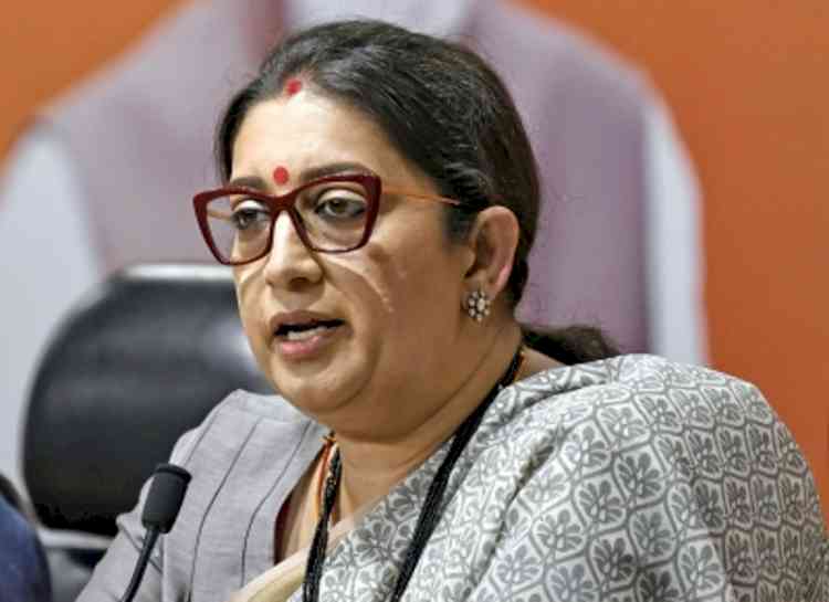 Smriti Irani slams Cong for turning down invitation to attend Ram Mandir inauguration