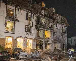 Russian rockets strike hotel in Ukraine's 2nd largest city, 10 people injured
