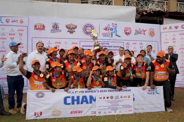 Hyderabad Eagles crowned champions of IDCA’s 1st T10 Women’s Deaf Premier League